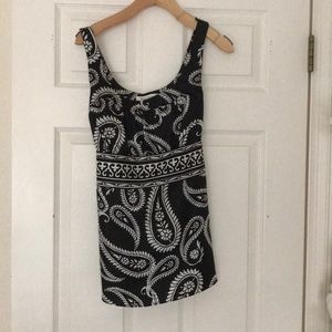 Paisley silk top